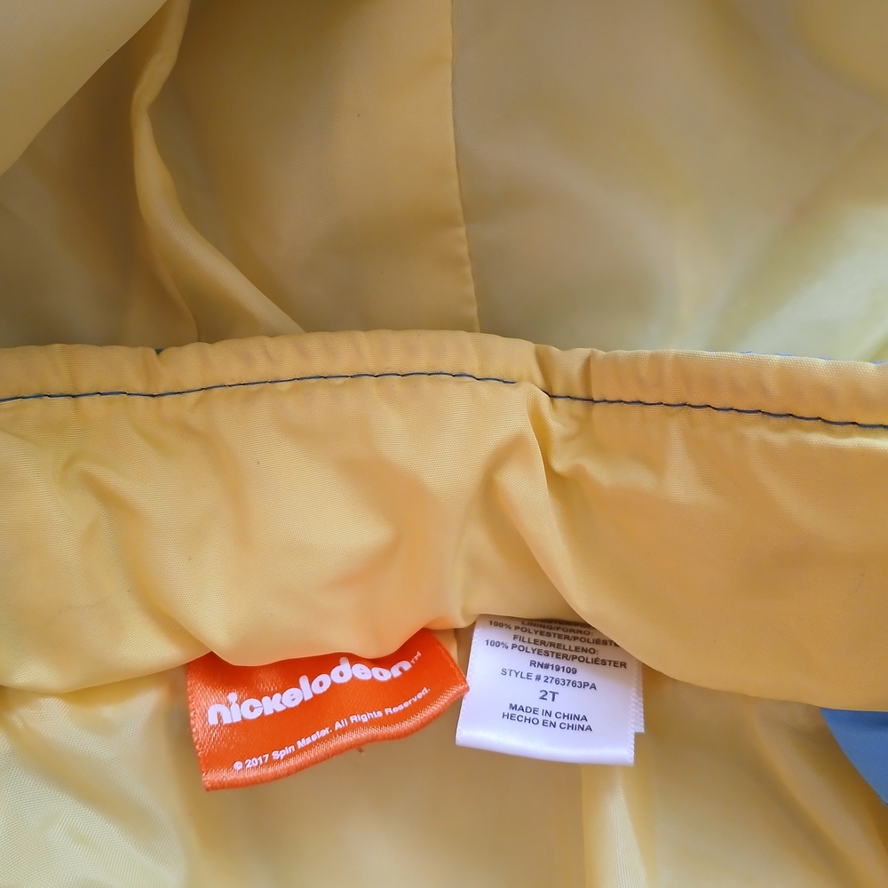 Paw Patrol Kids' Blue and Yellow Puffer Jacket - Picture 2 of 5